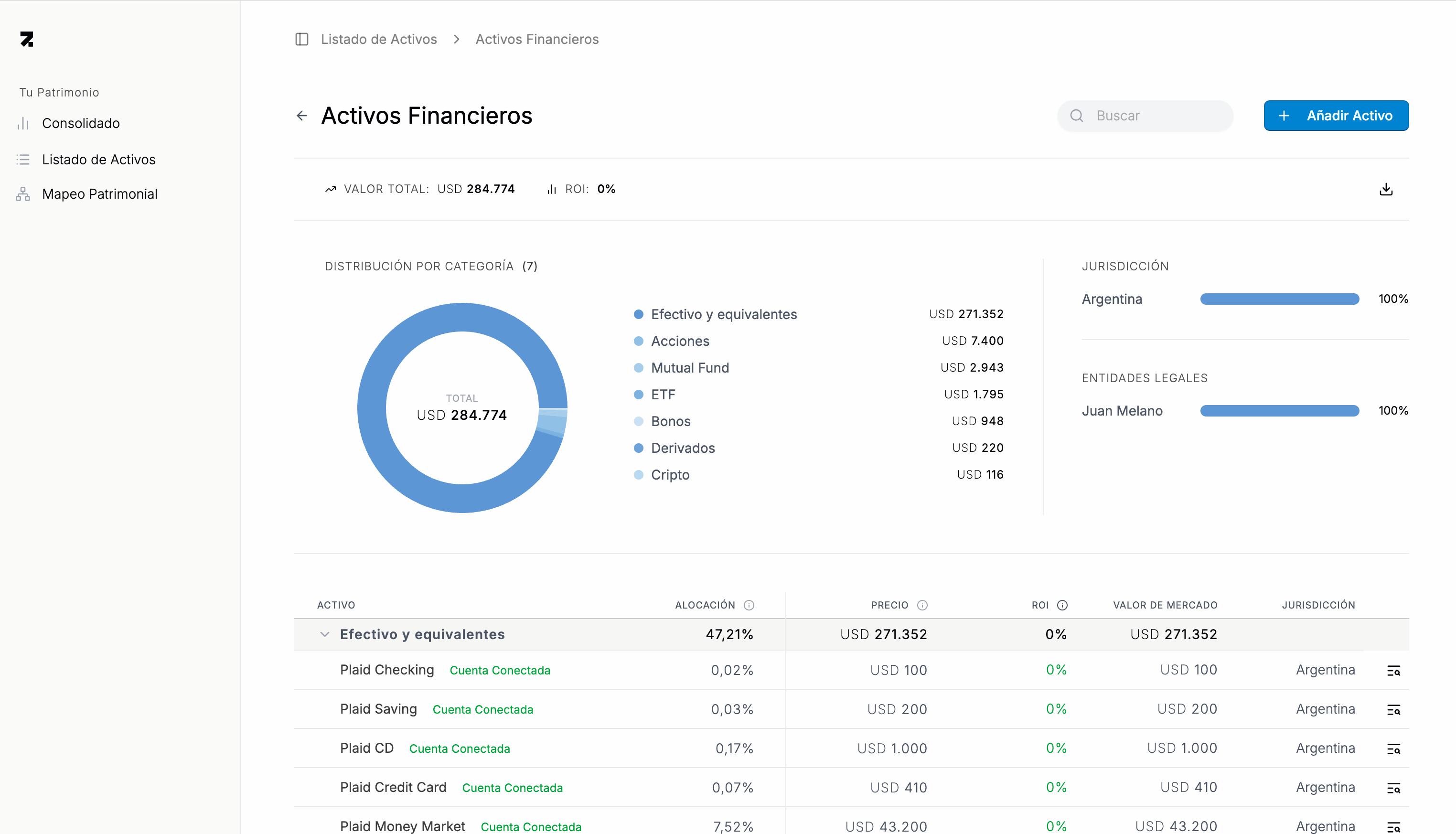 Preview of the platform